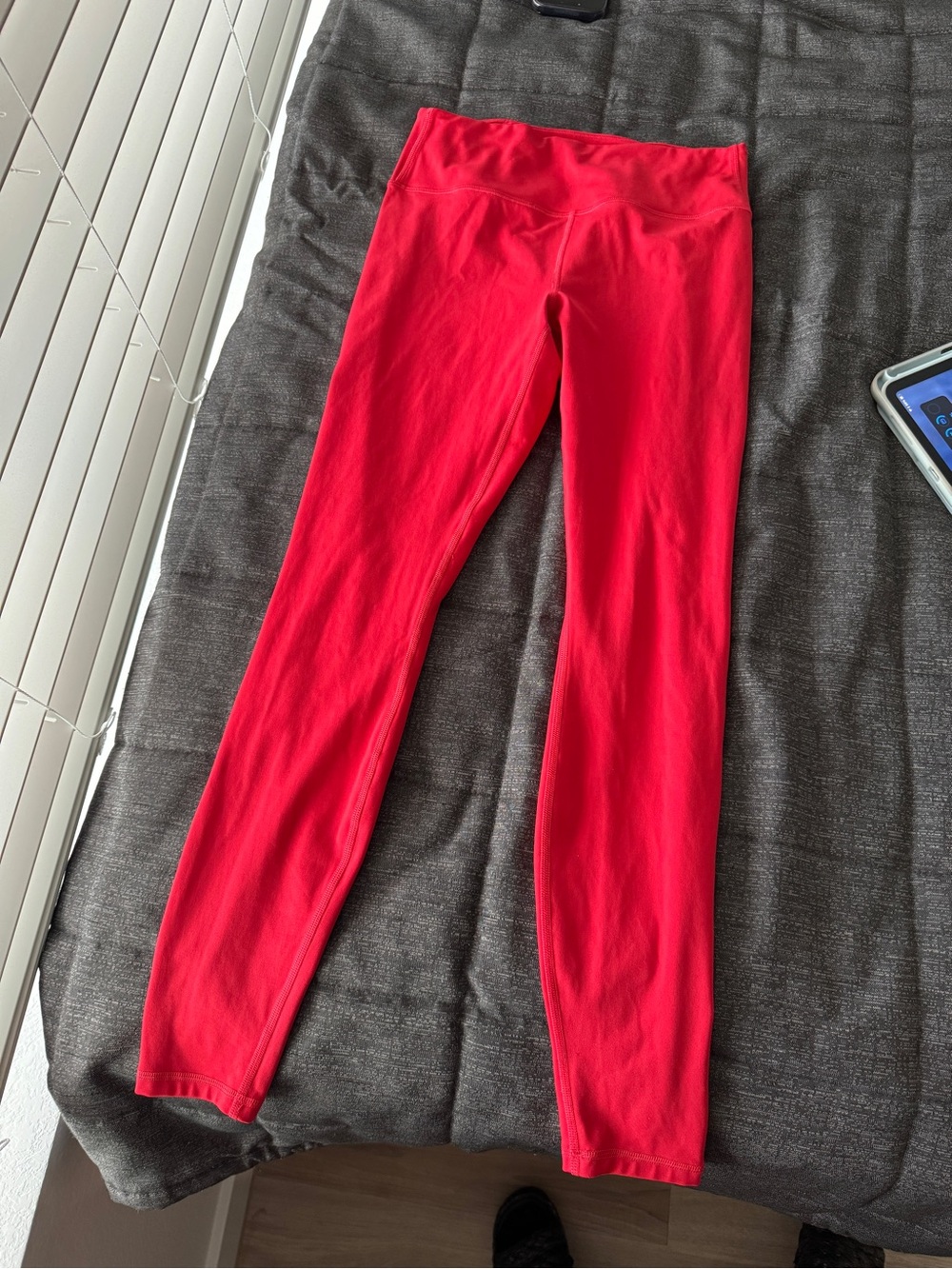 all in motion Red High-Rise Performance Leggings